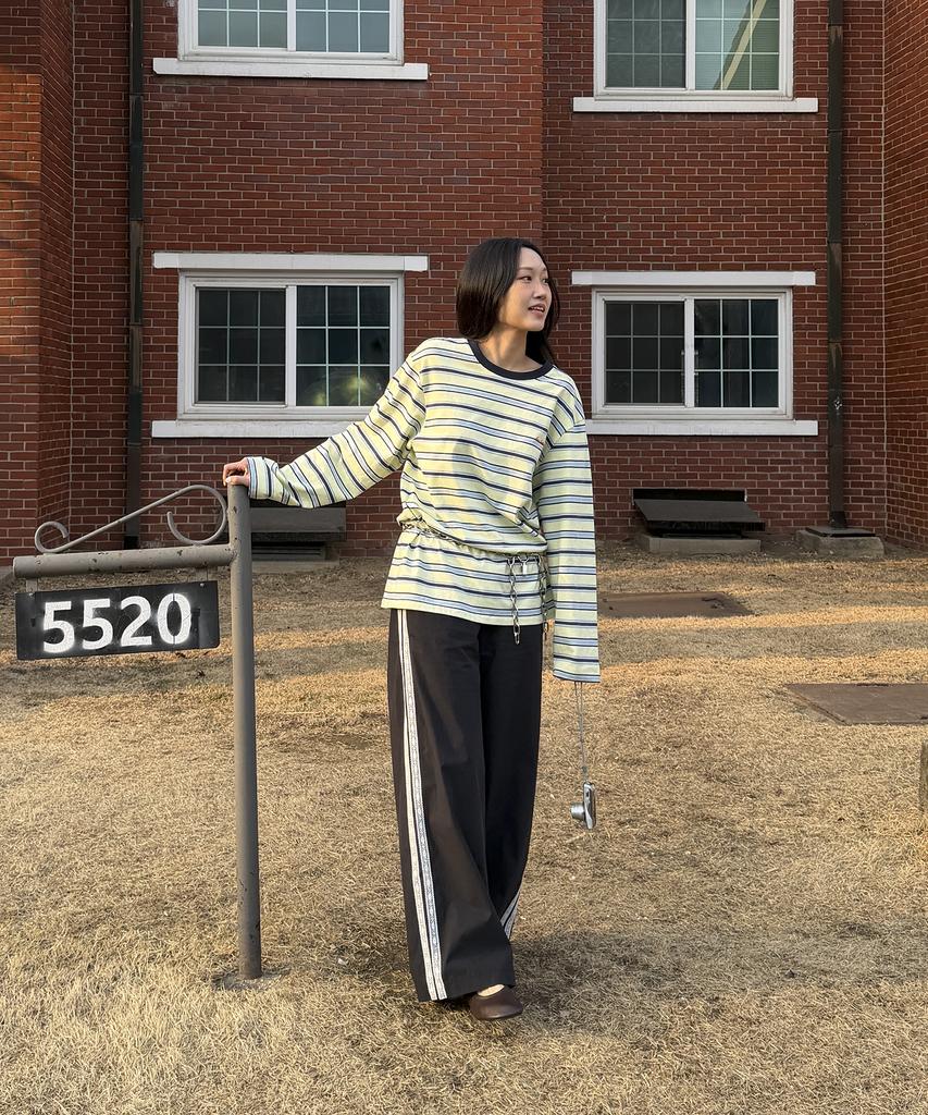 JUCYJUDY Multi-Stripe T-Shirt J1Ts020G