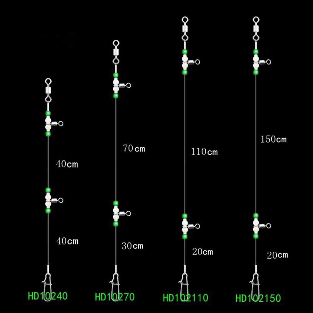 5pcs Snaps Fishing Leader Line Swivels Sinker Snap 2024 Pipe Balance Bracket