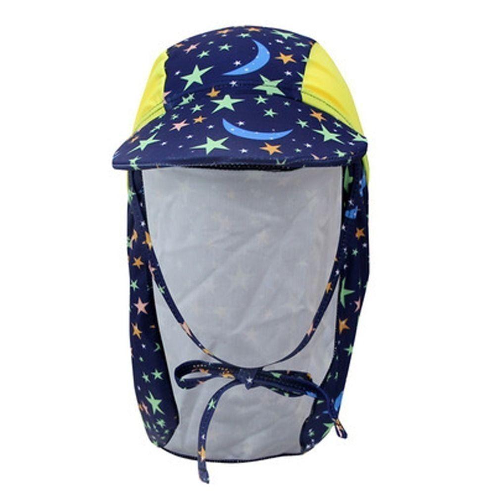 Flower Kids Beach Hat UV Protection Sunshade Swimming Cap Flap Cap Kids Sun Hat  Swimming