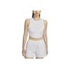 Sportswear Essentials Embroidered Logo Pullover Vest Women Tops White FB8280-051