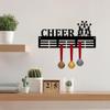 Awards Wall Hanger Cheerleading Theme Running Awards Rack Metal Multipurpose Trophy Shelf For Race Running Gymnastics Swimming