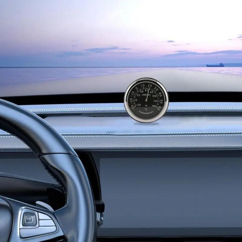 Digital Display Digital Temperature Gauge Mini Size Car Air Vent Thermometer Air Vent Installation
