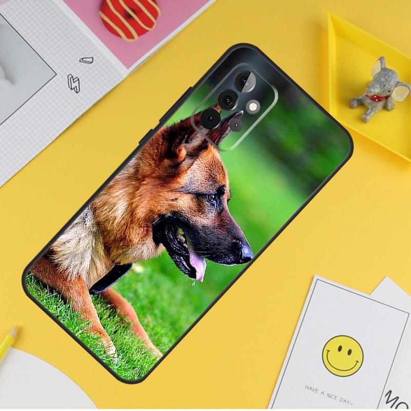 German Shepherd Dog Case For Samsung Galaxy A55 A35 A25 A15 A51 A71 A12 A32 A52 A13 A33 A53 A14 A34 A54 Coque
