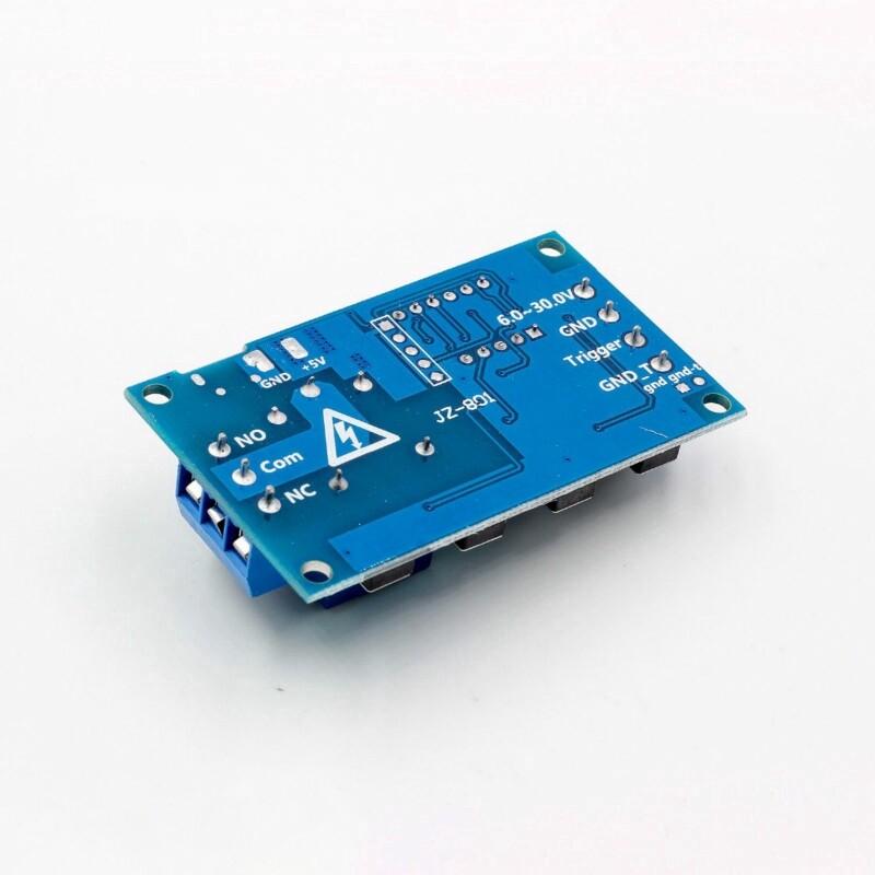 DC 6-30V светодиодный светильник цифровой задержки времени реле триггерный цикл таймер задержки переключатель печатная плата модуль управления синхронизацией