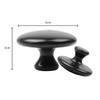 Mushroom Shape Massage Stone Warmer Natural  Basalt Hot Stone for Ladies Men Spa Massage Therapy