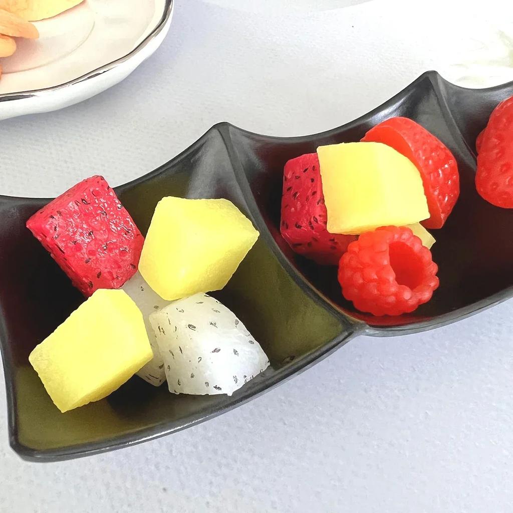1 шт.-Черные меламиновые соусницы Кухонная посуда Кулинарная тарелка для приправ Тарелка для соевого соуса для суши Миска для ресторана
