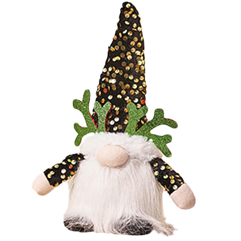 Плюшевый гном с подсветкой, светящиеся рождественские гномы, праздничные гномы, плюшевая кукла, гномы Санты, плюшевая шляпа с пайетками, рождественский декор для дома