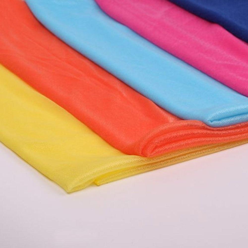 Soft Silk Scarf Breathable Sheer Wrap Summer Bandana for Women