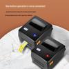 Термотрансферный принтер этикеток Xprinter TT424B, китайская вилка (адаптер в комплекте)