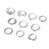 Full Diamond Rings, Jewelry Ins Wind Star Jewelry Women's Niche Light Luxury Ring Set Accessories