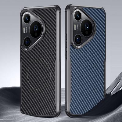 Чехол для телефона из кевларового волокна с магнитным креплением для Huawei Pura 70 Ultra, чехол Magsafe Magsafe для HUAWEI Pura 70 Mate 60 Pro Plus, чехол для беспроводной зарядки