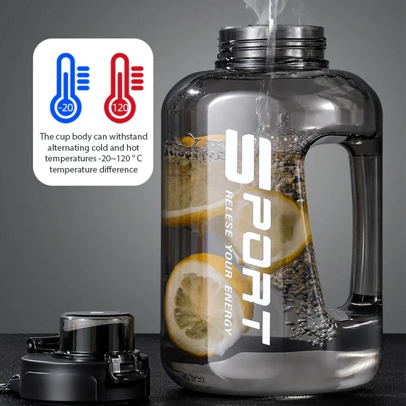 Multi-Sport Water Bottle with Hydration Measurement & Leakproof Lid - Large Capacity 1.7L for Active Lifestyles