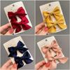 2 Piece Bow Hair Clip Elegant Flower Hair Clips For Kids Ladies Set Hairpin Hair Accessories  Style Bair Accessories