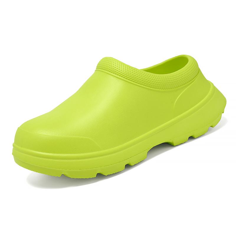 Большие размеры 36~45, новинка 2024 года, мужские и женские сабо для кухни в отеле, нескользящие, водонепроницаемые, маслостойкие, устойчивые к работе, для поваров, сада, пляжа