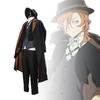 Dogs Stray Bungo Nakahara Chuuya Cosplay Costume Set Halloween Anime Role Play