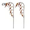 Rust-resistant Garden Decor Metal Flowers with Bells, 23.6 in Decorative Stake, Distressed Lily of the Balcony Planter Valley Spring Decor,