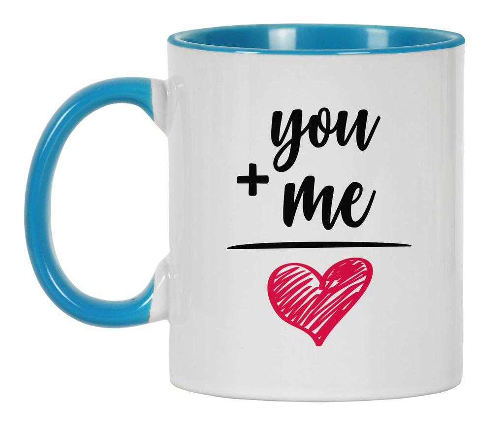 Inkdotpot 11 унций керамические кофейные кружки You Me Love кофейные кружки отлично подходят для жениха и невесты, подарка на помолвку, холостяка и девичника