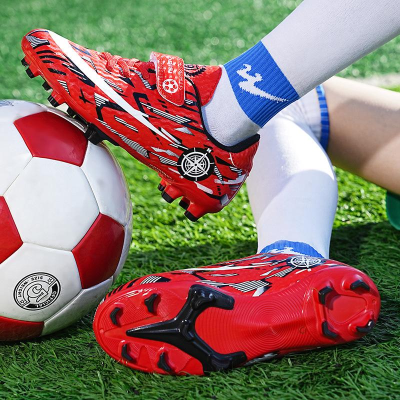 Spring and Autumn Boys Competition Training Football Shoes Middle and Older Children Running Sneakers Elementary School Students
