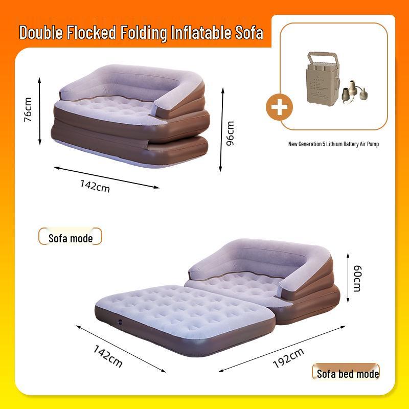 Портативный надувной диван-кровать для улицы и походная надувная подушка