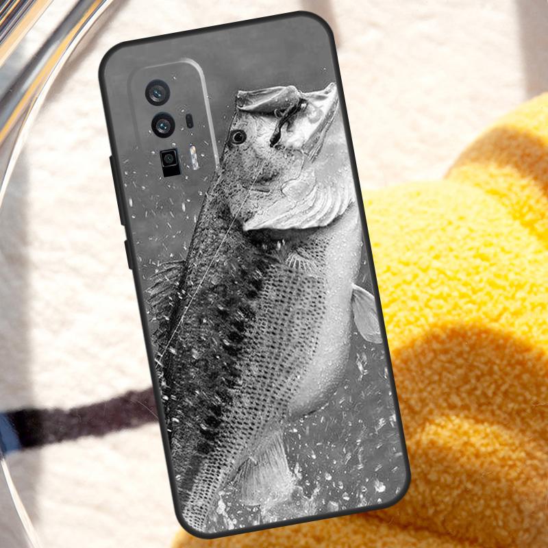 Чехол для рыбалки на окуня для POCO X6 M6 X3 Pro X5 F3 F5 M5s Xiaomi 13 14 Ultra 12 Lite 11T 12T 13T Pro