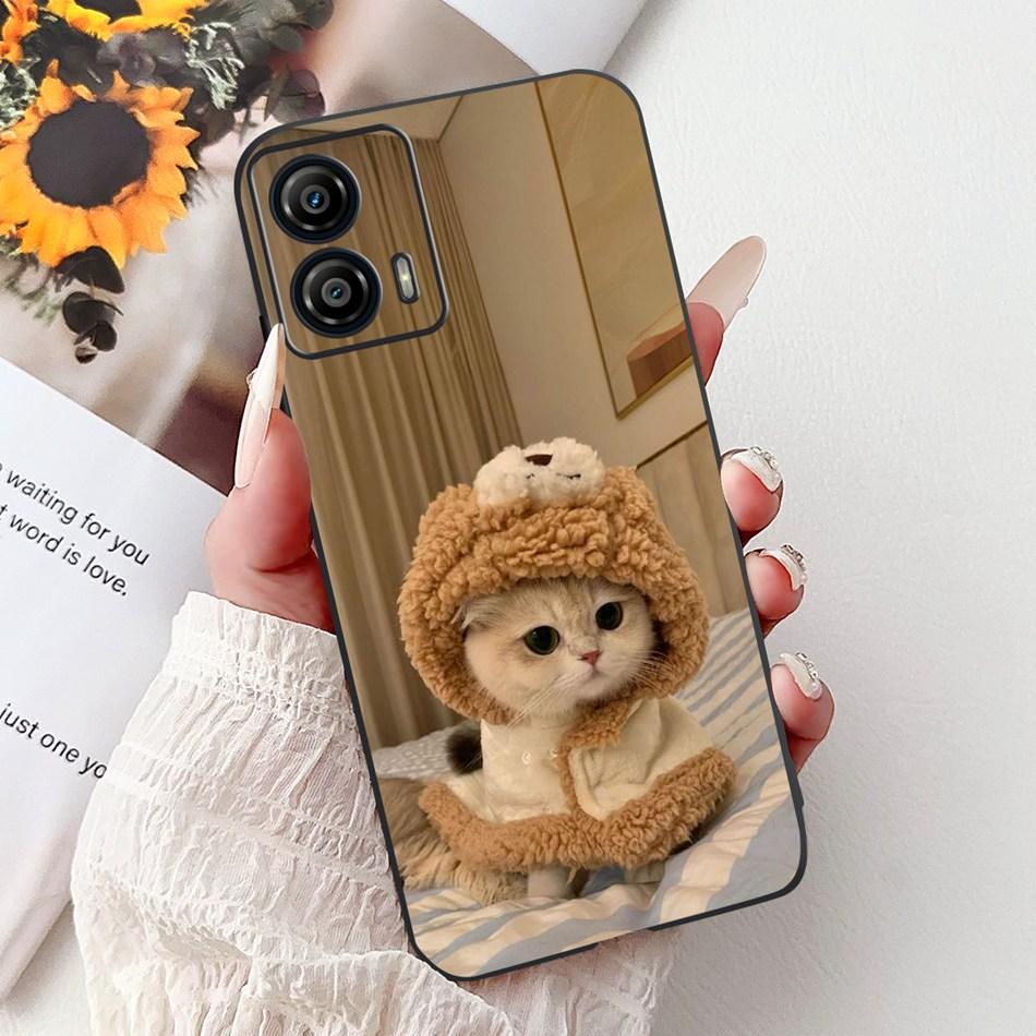 For Motorola Moto G53 G73 Elegant Floral Butterfly Phone Case For MOTO G53 G73 5G Soft Silicone TPU Cases