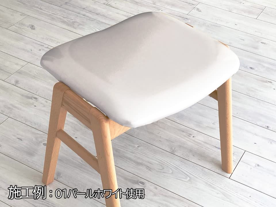 Ткань из искусственной кожи 122 x 44 см, эмаль под кожу, огнестойкая (Серебряный),