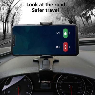 Автомобильный держатель для телефона, универсальный поворотный на 360 градусов приборной панели, GPS-навигатор, кронштейн для телефона, подставка для солнцезащитного козырька