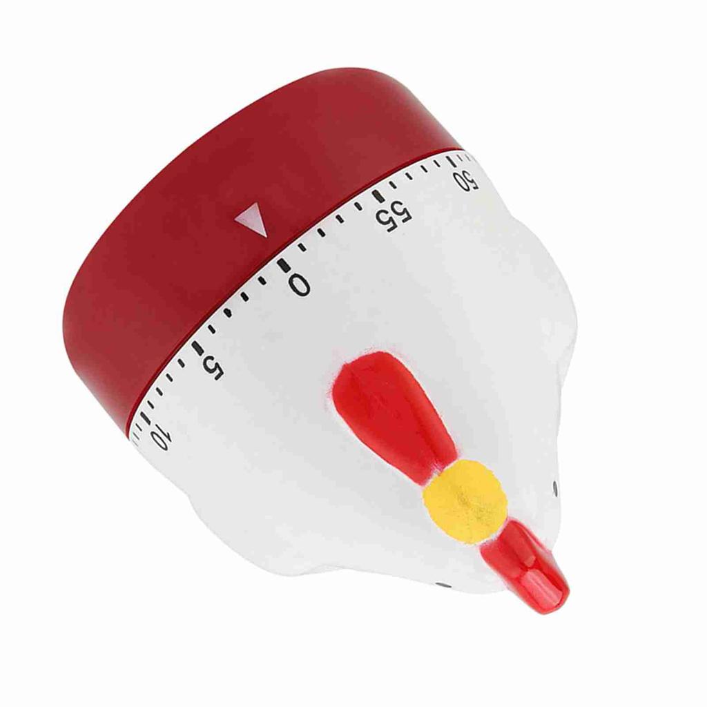 Lovely Chicken Timer Mechanical Kitchen Cooking Alarm Clock for Home Decor Timing Reminder
