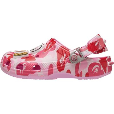 BAPE x Classic Clog Детские ABC Camo - Розовые Детские Кроссовки 210285-6I2