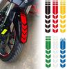 Reflective Mudguard & Arrow Decals for Motorcycles and Sports Cars