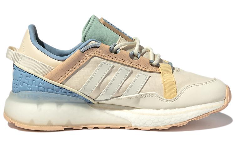 adidas Оригинальные Унисекс Zx 2K Boost Pure Низкие Беговые Кроссовки Бежевый/Желтый GZ3416
