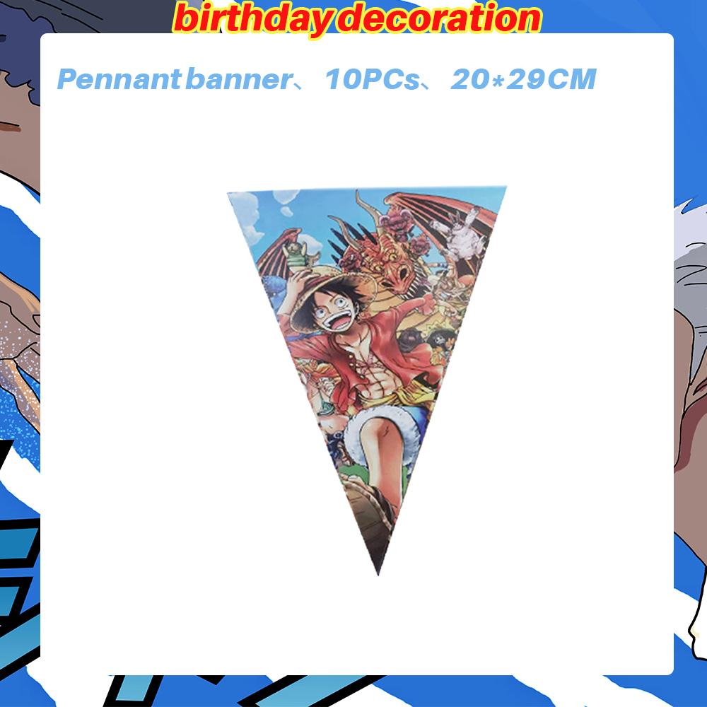 Декор для дня рождения One Piece Воздушные шары Луффи Зоро Одноразовые тарелки для вечеринки Баннер Мешки для подарков Мальчики Принадлежности для детского душа Круглые Сенсорные Сжимаемые Прыгающие