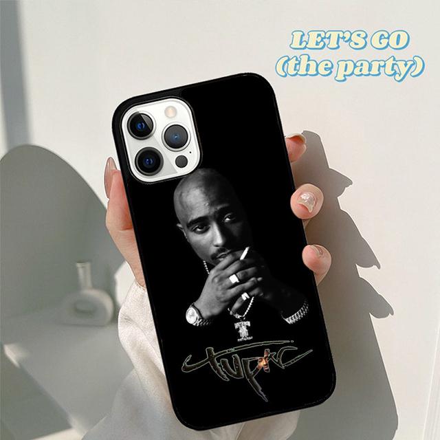 Чехол для телефона Hiphop Rap Singer 2Pac Tupac Shakur для iPhone 17 Air 16 16e 15 12 11 13 14 Pro Max Plus Coque