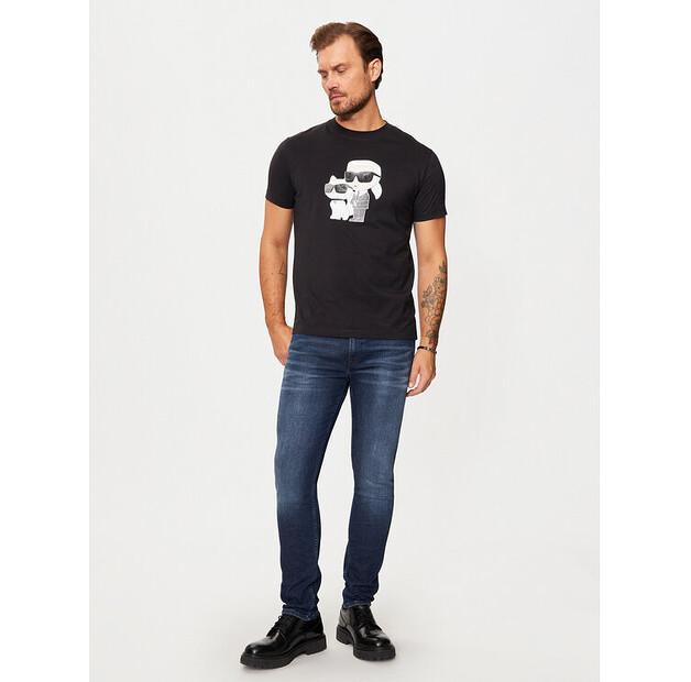 Джинсы KARL LAGERFELD 265801 544835 синий Slim Fit