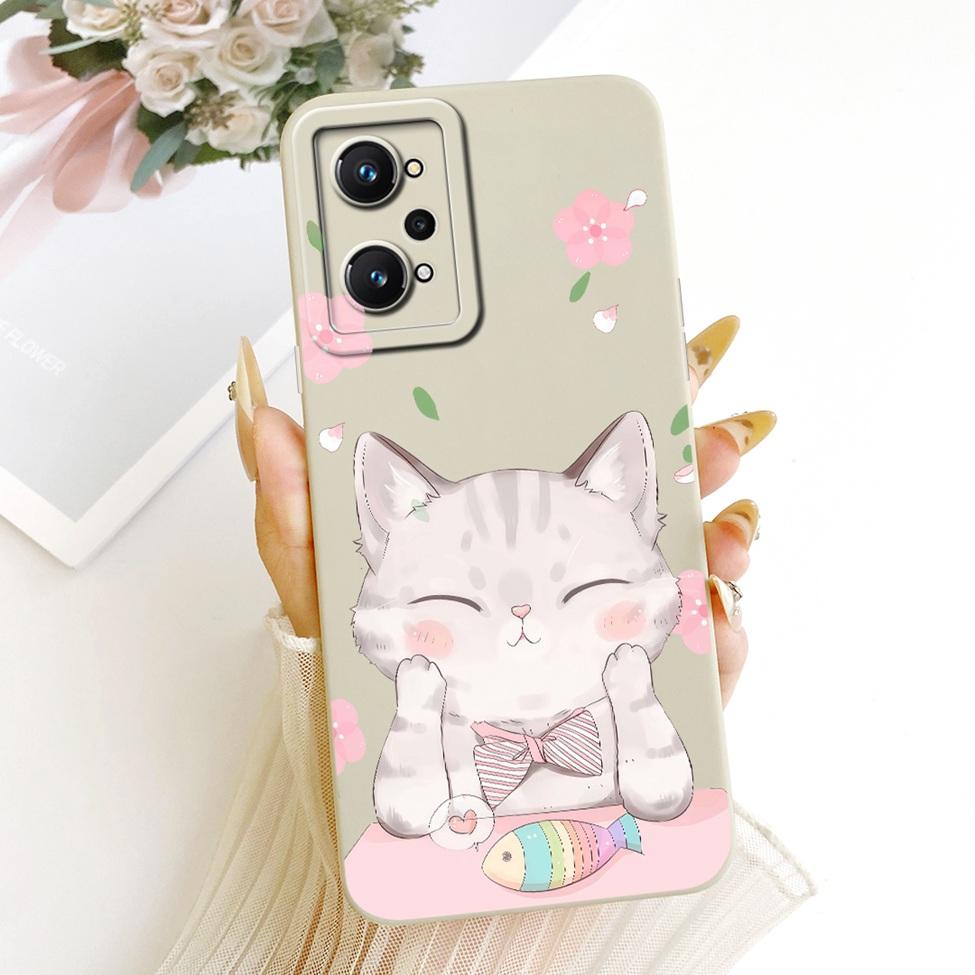 Чехол для Realme GT Neo2 Case RMX3370 Силиконовый Роскошный Модный Крутой Кавайный Милый Расписной Корпус Для Realme GT Neo 2