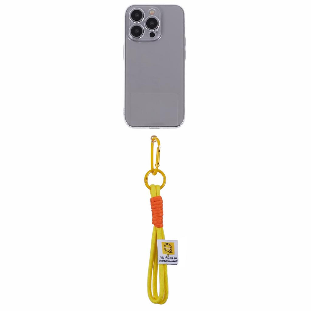 A2 Short Phone Lanyard Carabiner Keyring Camera Wrist Strap Rope with Tether Tab