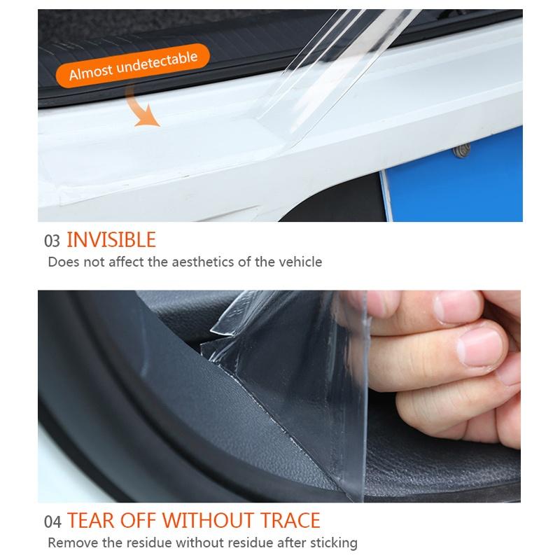 3 м/10 м наклейки для автомобиля, защитная пленка для края двери, против царапин, прозрачная пленка, стиль, автоаксессуары