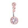 1 Piece Navel Piercing Crystal-Steel WomanJewelry Barbell Women Accessories