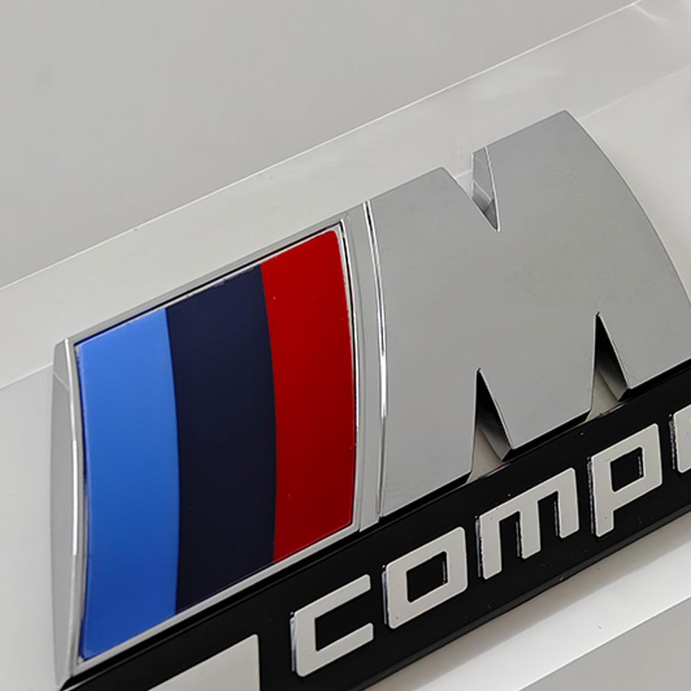 MLKQ6 Silver Grey Black M1 M2 M3 M4 M5 M6 M7 M8 COMPETITION Emblem for BMW Thunder Edition Car Trunk badge logo Sticker