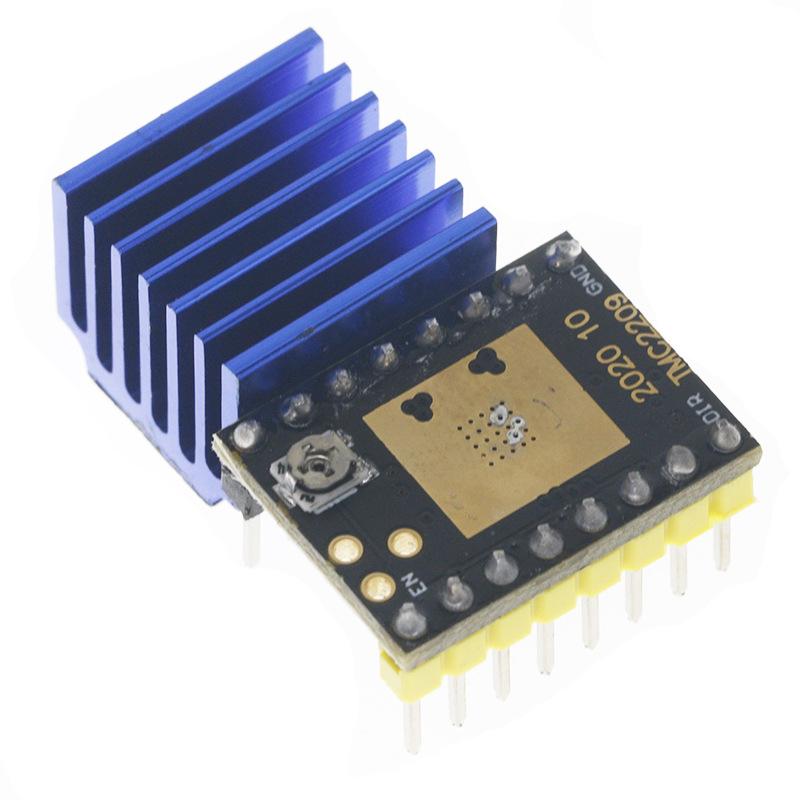 TMC2209 С Радиатором Драйвер Шагового Двигателя StepStick Детали 3D-Принтера 2.5А 256 Делений Тихая Печать
