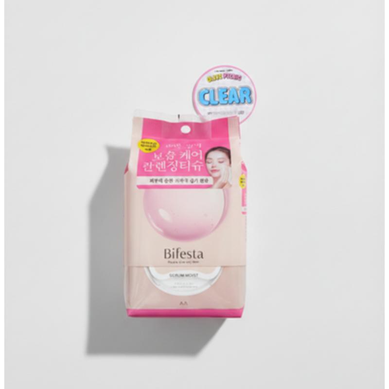 Bifesta Cleansing Tissue Serum Moist 46 Sheets, Pack of 46, 46 wipes, 1 pcs