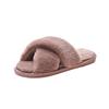 2025 New Fashion Fur Slippers Women Indoor Light Warm Plush Home Slippers Woman Faux Fur Flat Heel Couple Slides Plus Size
