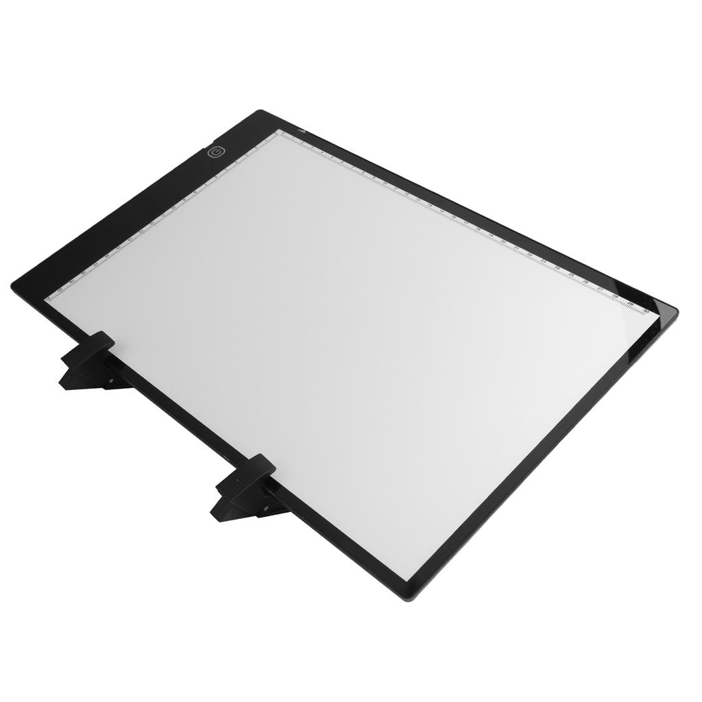 Доска для рисования со светодиодной подсветкой формата А4, с регулируемой яркостью, с зажимами для кронштейна, набором карандашей