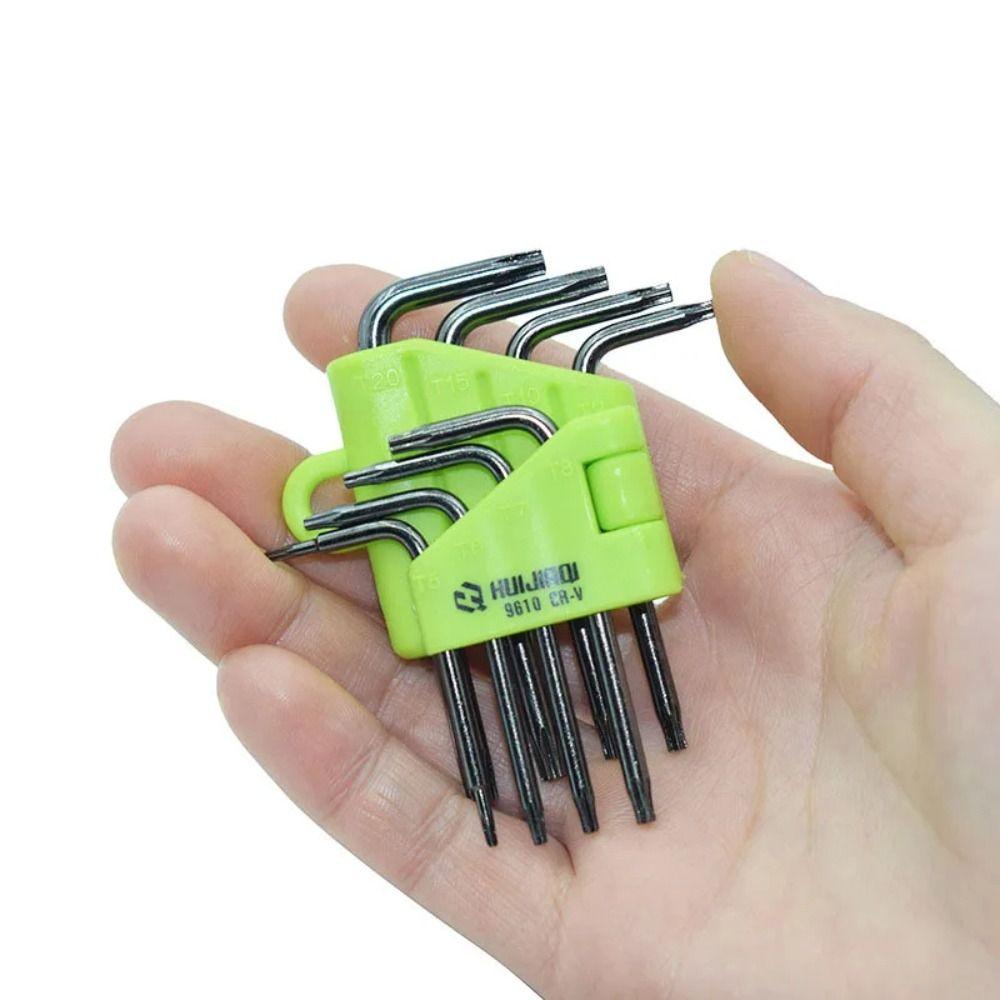 Portable Hex Torx Wrench Set Easy to Carry Hex Key Durable Mini Torx Screwdriver  Hand Tools