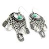 [I4624] - Turquoise 'Cunegonde' Designer Earrings