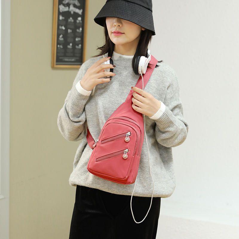 Нагрудная сумка, женская модная женская сумка-мессенджер на одно плечо, универсальный нагрудный рюкзак с принтом для отдыха, небольшой рюкзак