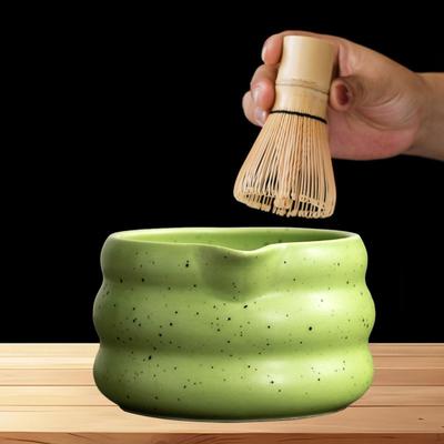 Церемониальная чаша для приготовления чая матча в керамике