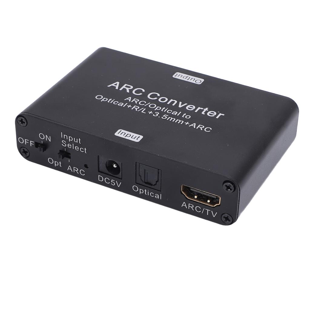HD Multimedia Interface ARC Converter 192KHz DAC Digital To Analog Converter 3.5mm Jack for TV