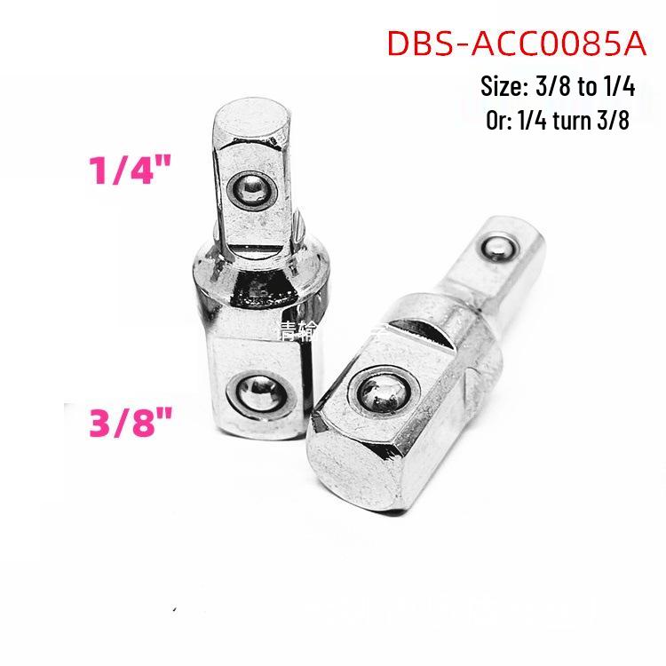 6.3mm Hex to 3/8" Socket Adapter Double-Ended Square Conversion Ratchet Wrench