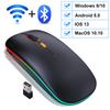 Wireless Mouse Bluetooth Mouse Wireless Computer Mouse Rgb Rechargeable Ergonomic Led Backlit Mause Silent Mice For Laptop Pc